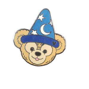 Disney Sorcerer Duffy Trading Pin Hidden Mickey Hat Bear Badge 2012